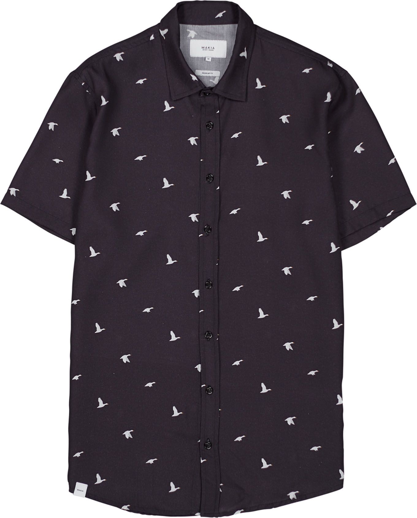 Ana SS Shirt Dark Blue + Makia Clothing