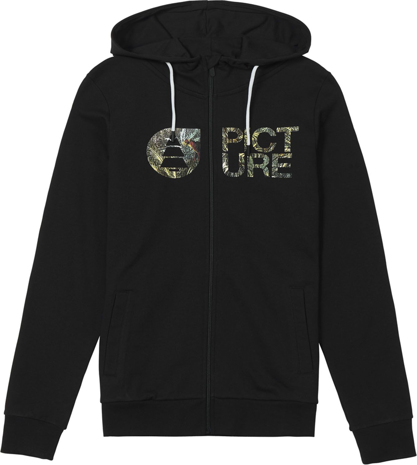 Basement Zip Hoodie W Black + Picture Organic Clothing