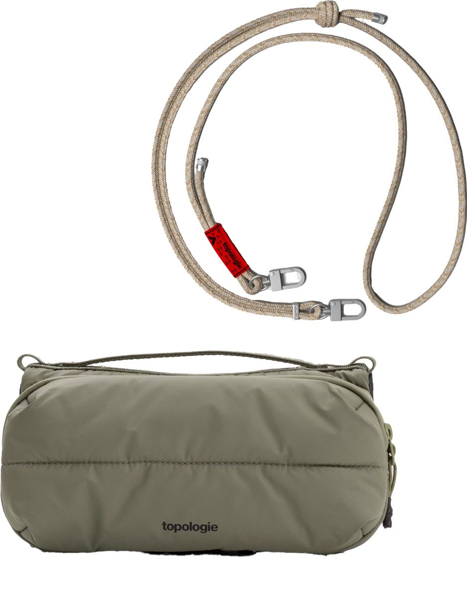 Pack Bottle Sacoche Medium Puffer Moss Papery + Topologie