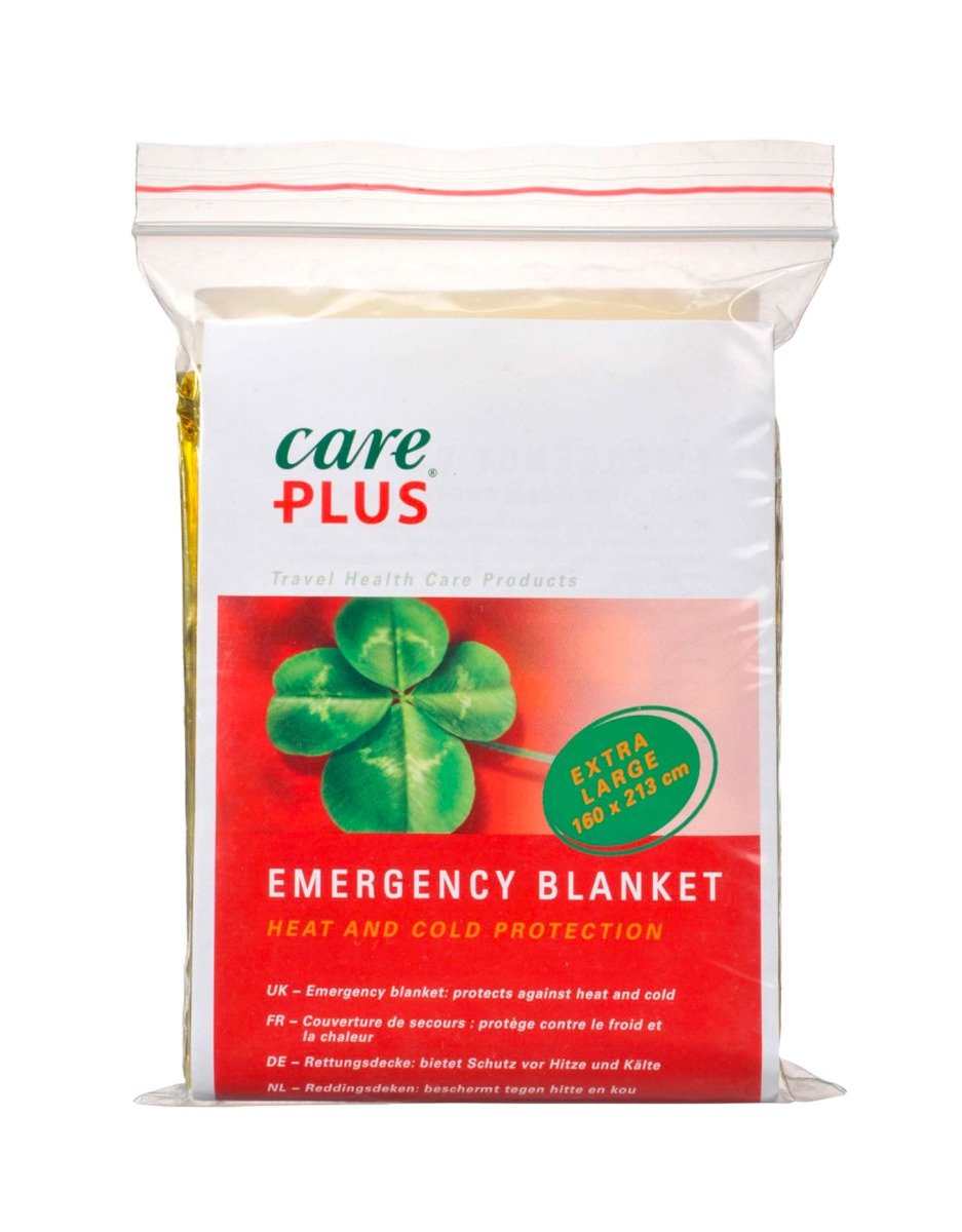 Emergency Blanket 160x210cm + Care Plus