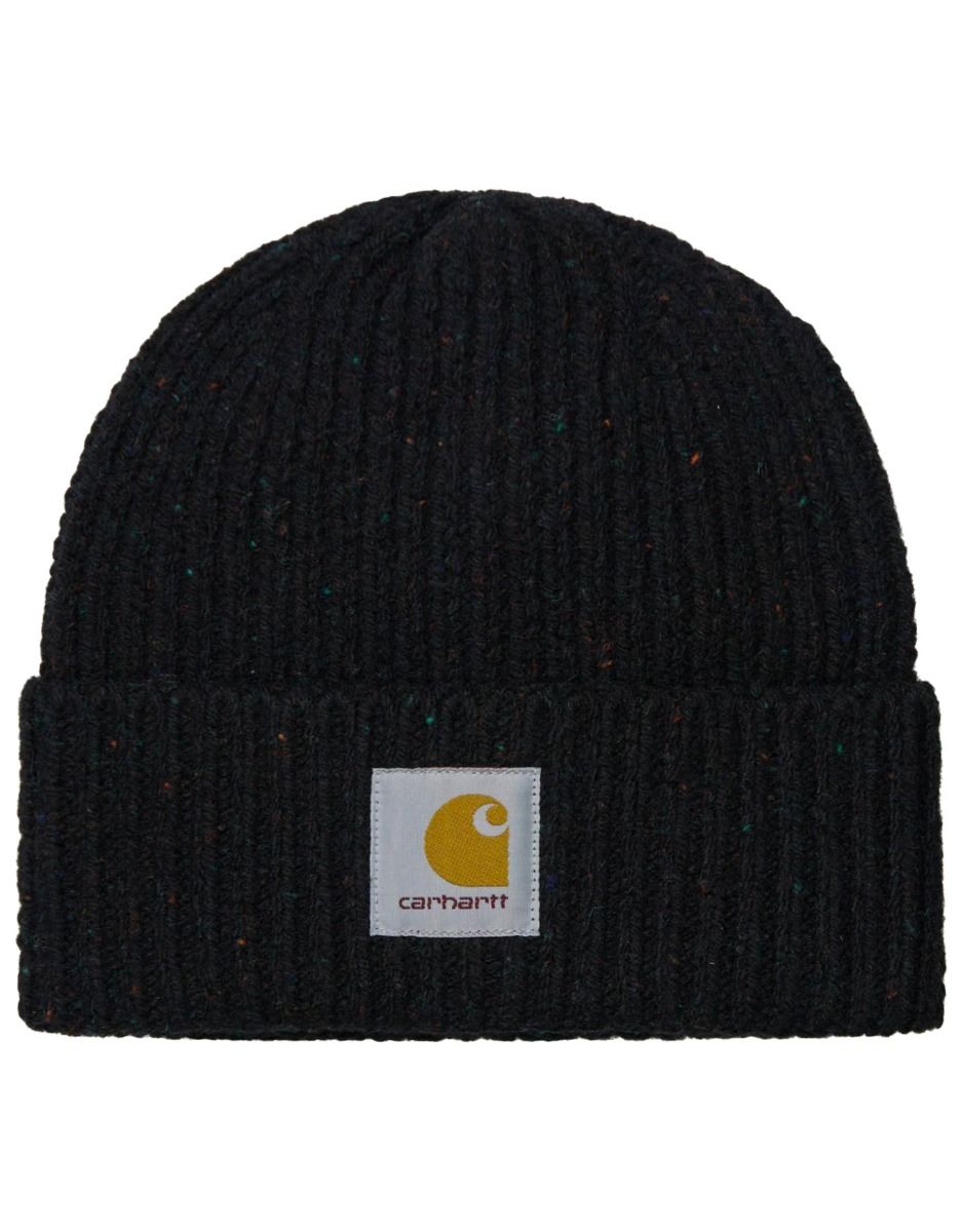 Anglistic Beanie Speckled Black + Carhartt WIP