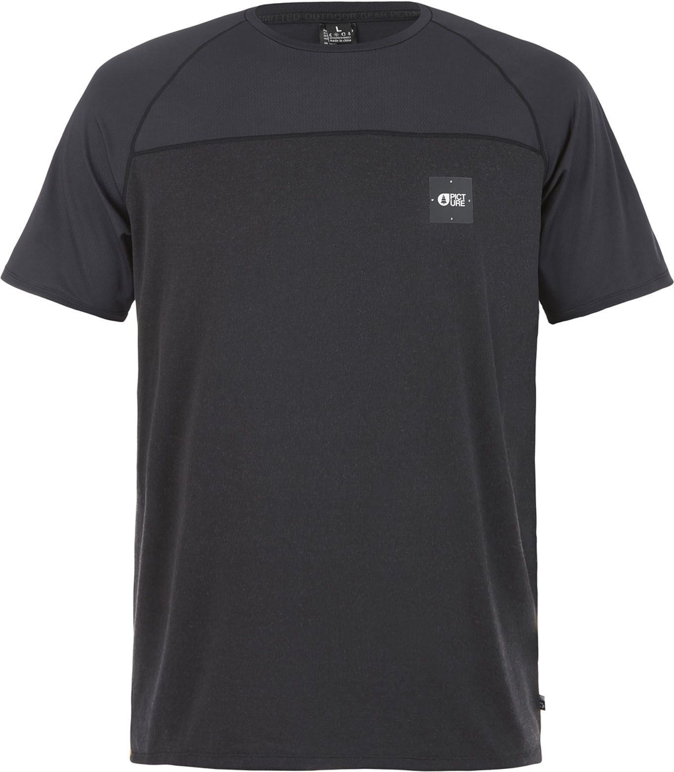 Chardo Tech Tee Black + Picture Organic Clothing