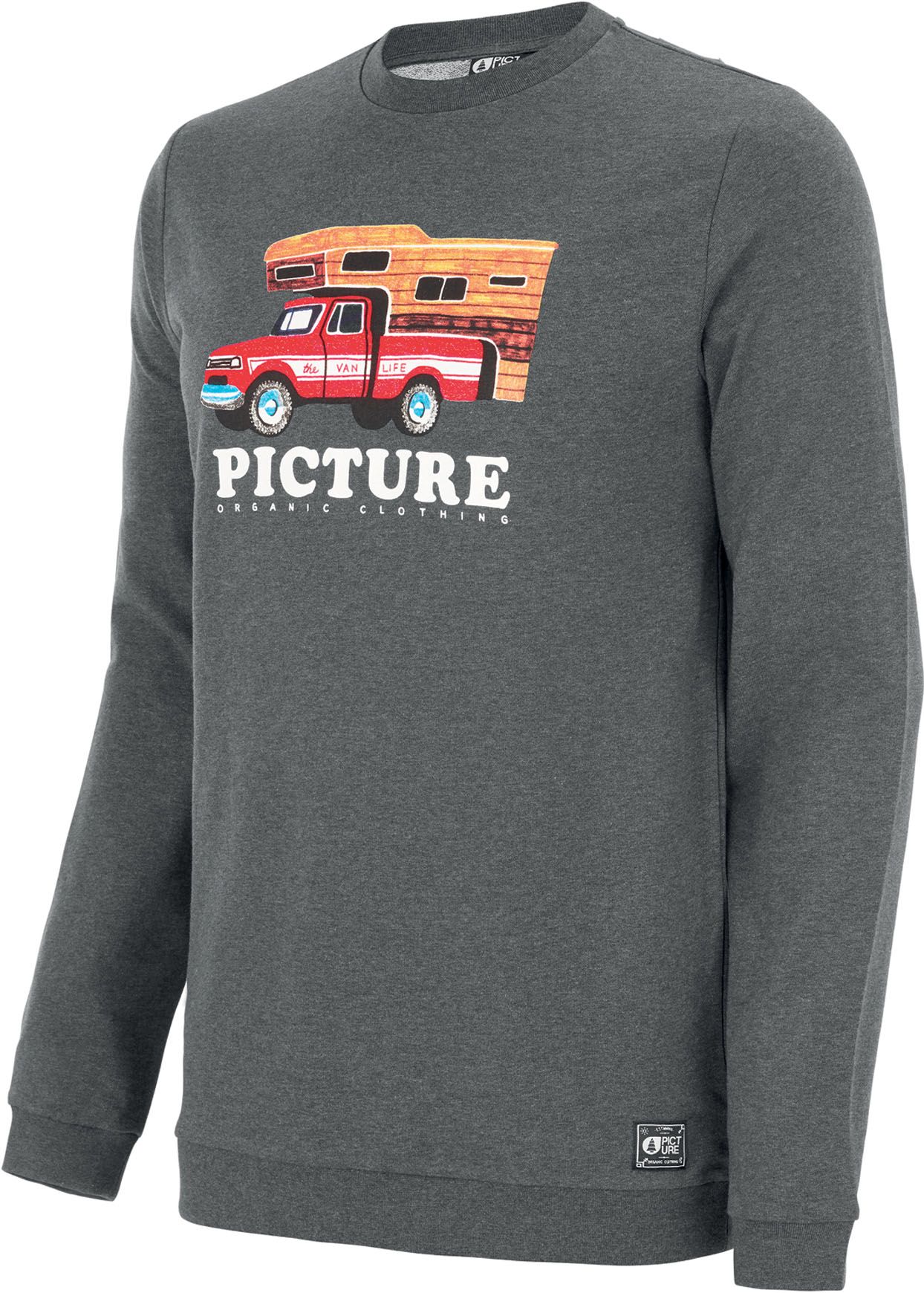Chuck Crew Dark Grey Melange + Picture Organic Clothing
