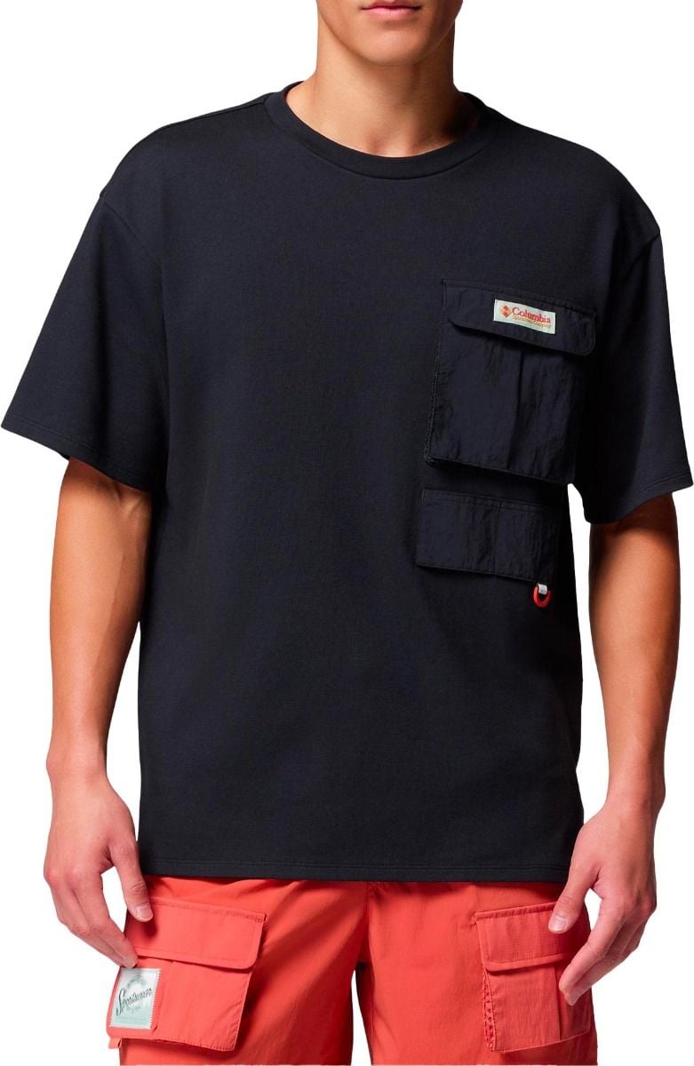 Cove Beach Pocket Tee Black + Columbia