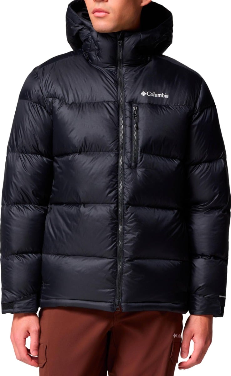 Cloudview Down Hooded Jacket Black + Columbia