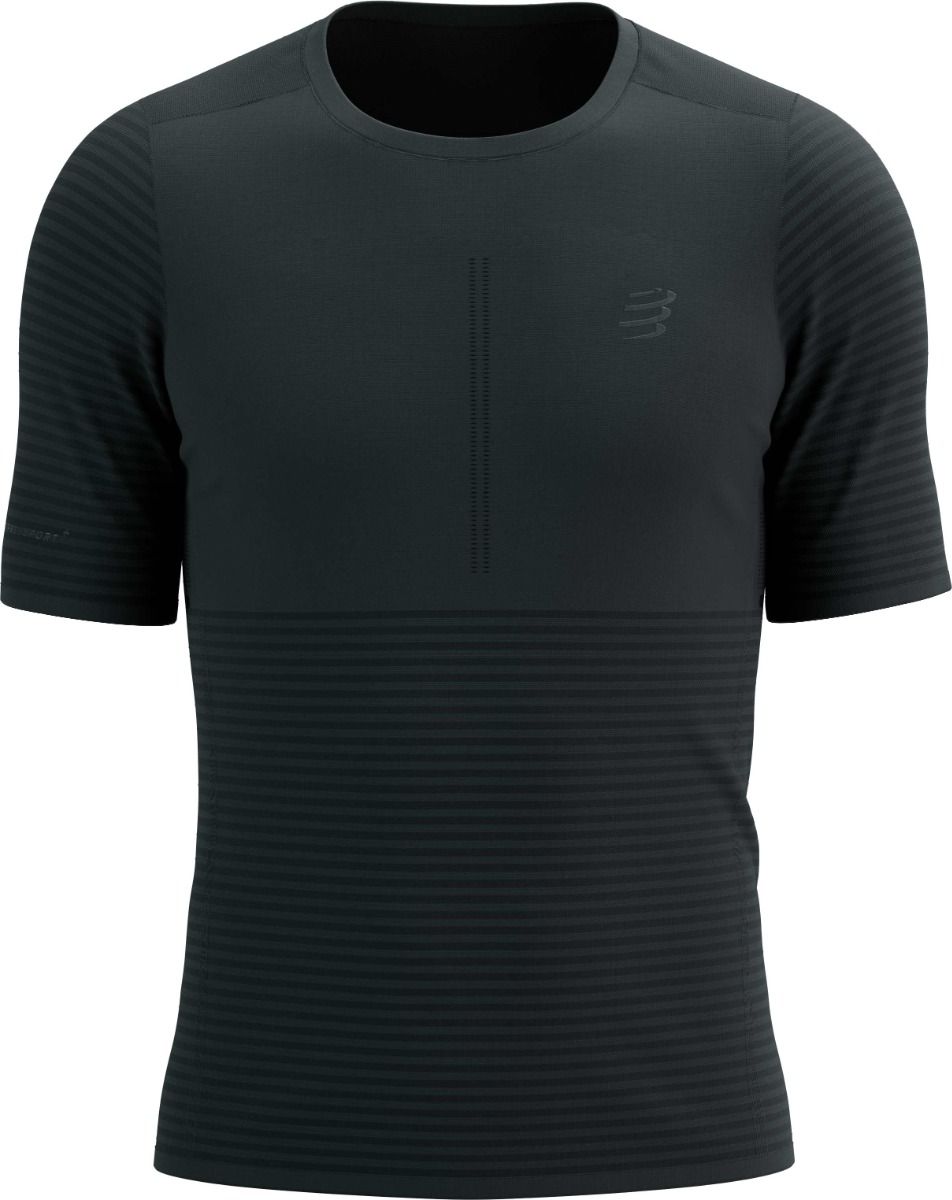 Pro Racing SS Tshirt M Black + Compressport