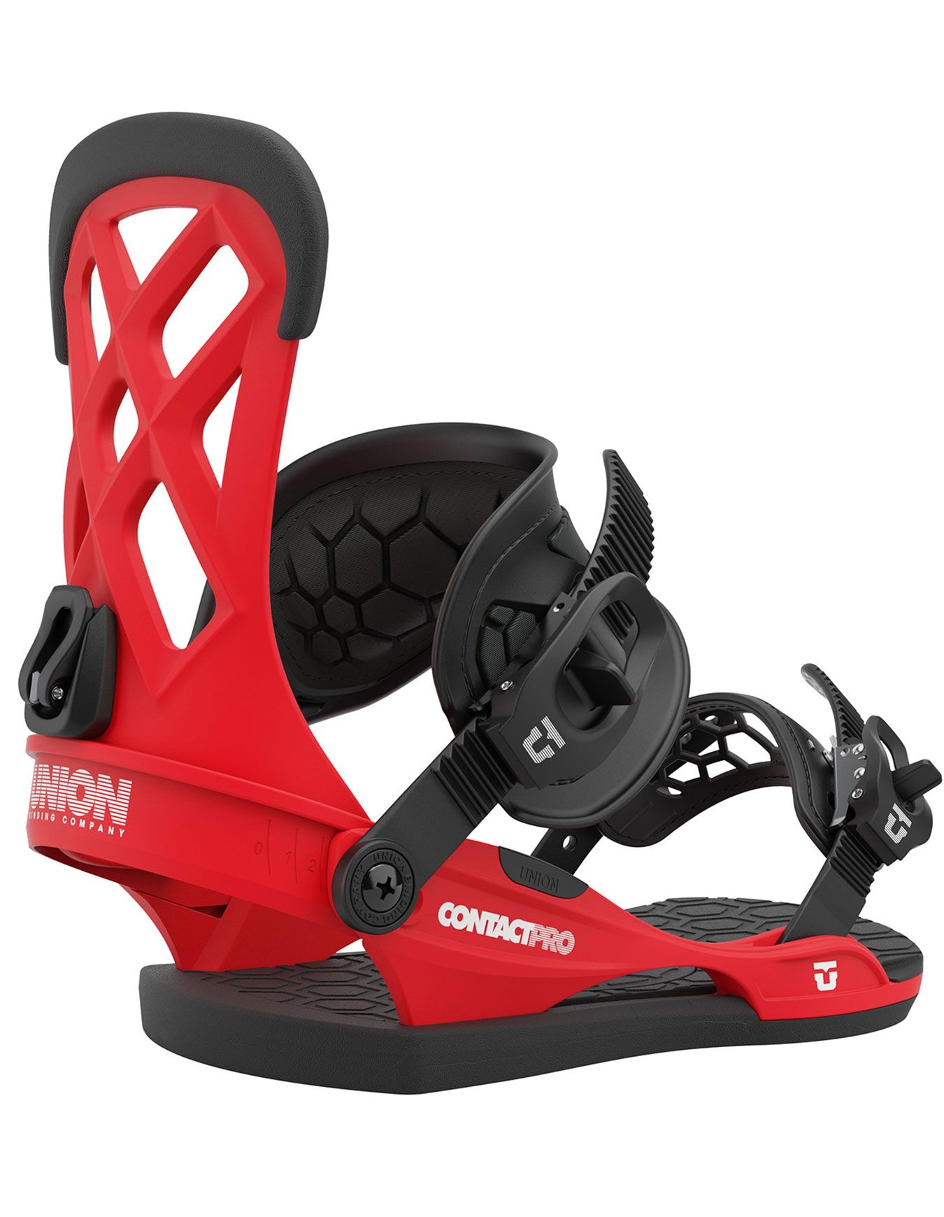 スノーボード UNION contact pro L Union Contact Pro Red 2021 Snowboard bindings : Snowleader
