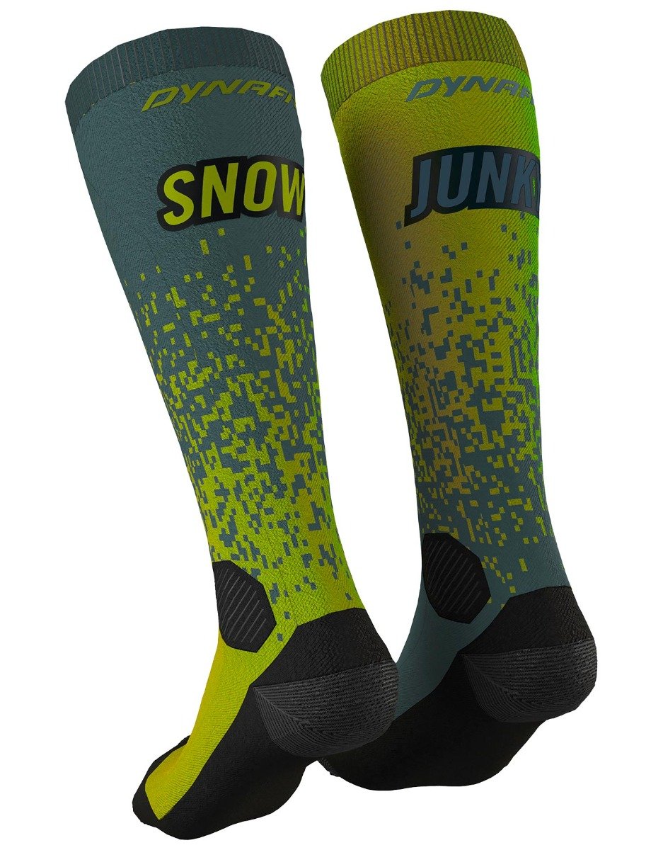 Ft Graphic Socks Golden Lime Gradient + Dynafit