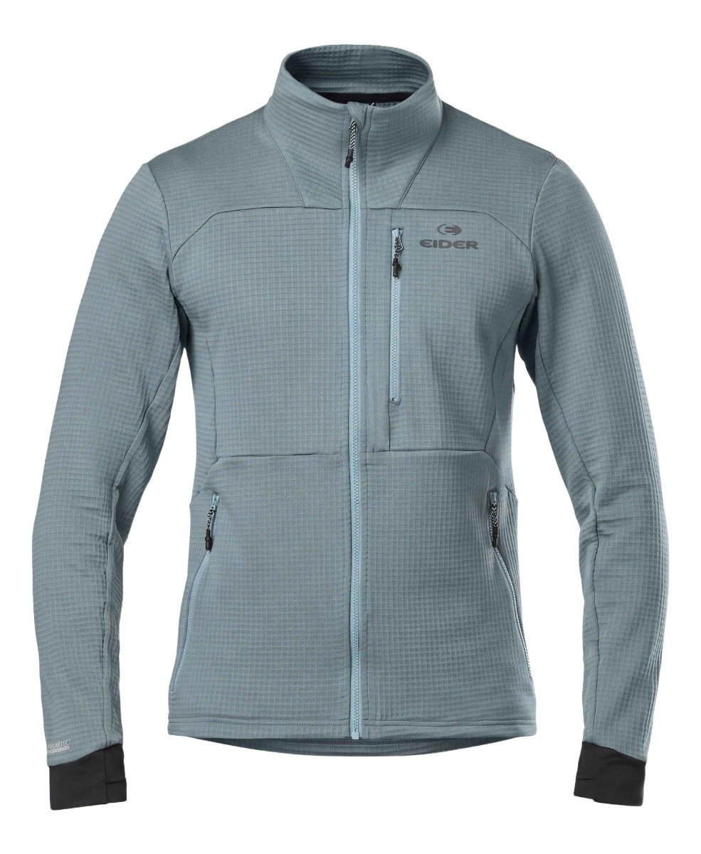 M Thorens Polartec Powergrid Fleece Abyss + Eider