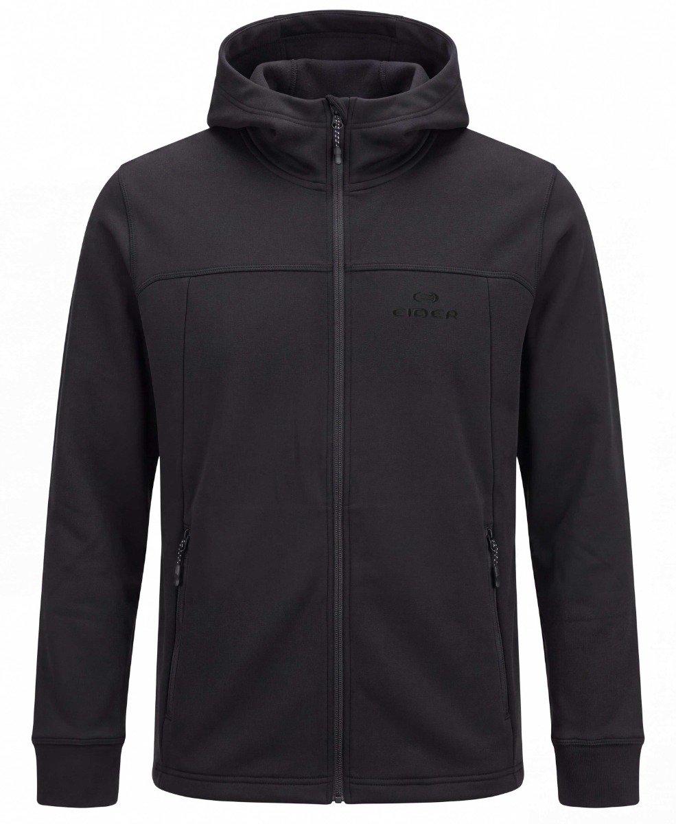 M Bellacha Fleece Hoodie Black + Eider