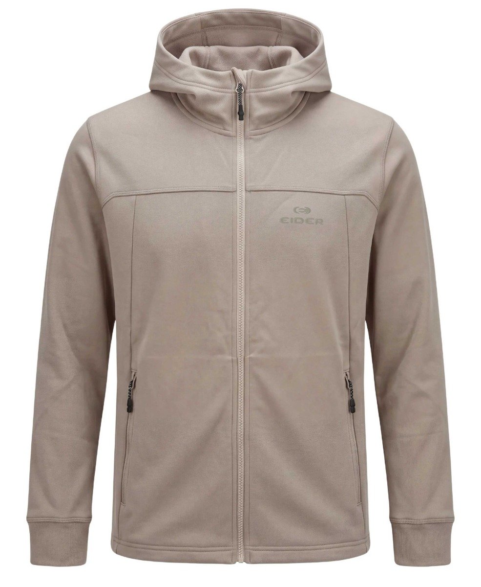 M Bellacha Fleece Hoodie Cobblestone Beige + Eider