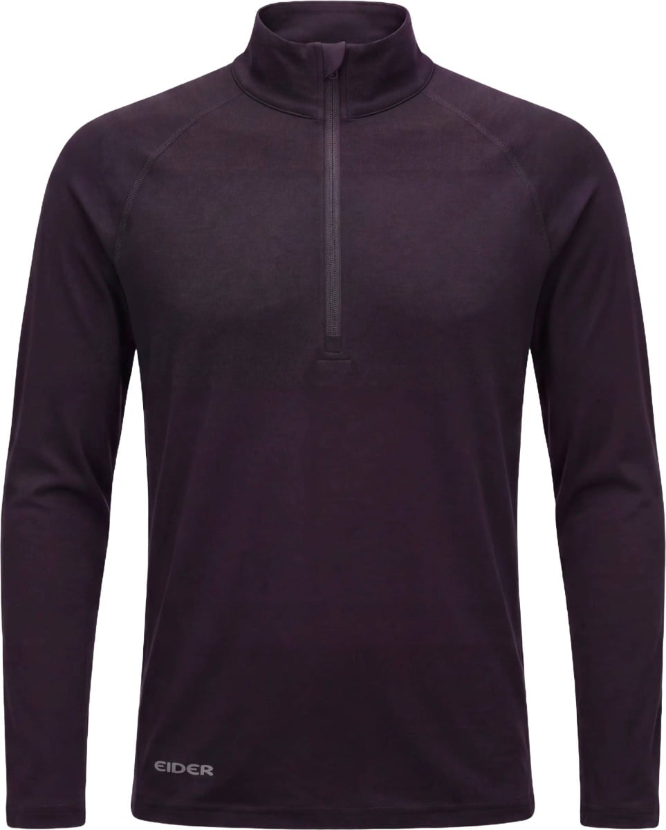 M Eider Merino 190 Half Zip Black + Eider