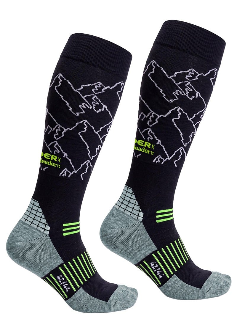 Landscape Ski Socks Eider x Snowleader Navy + Eider