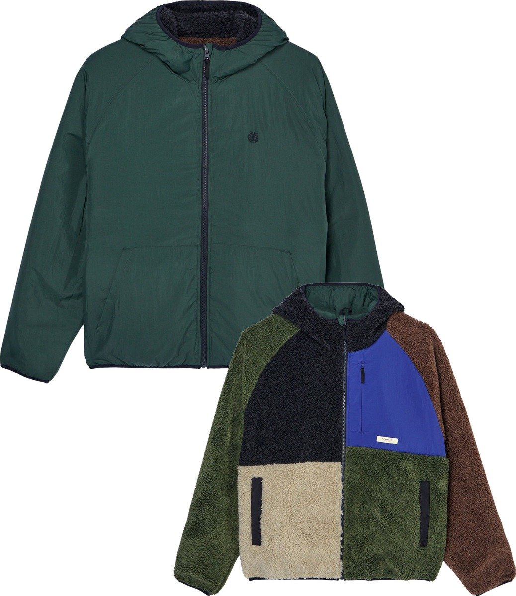 Wolfe Sherpa Reversible Hoody Multi + Element