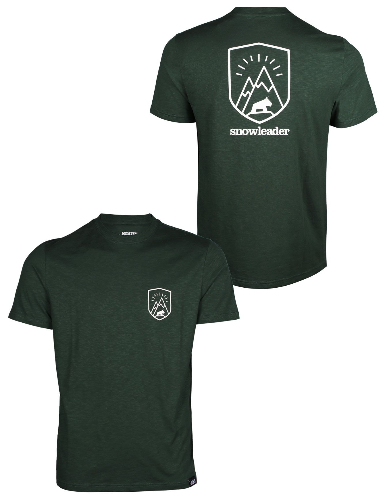 Foundation Tee Green + Snowleader