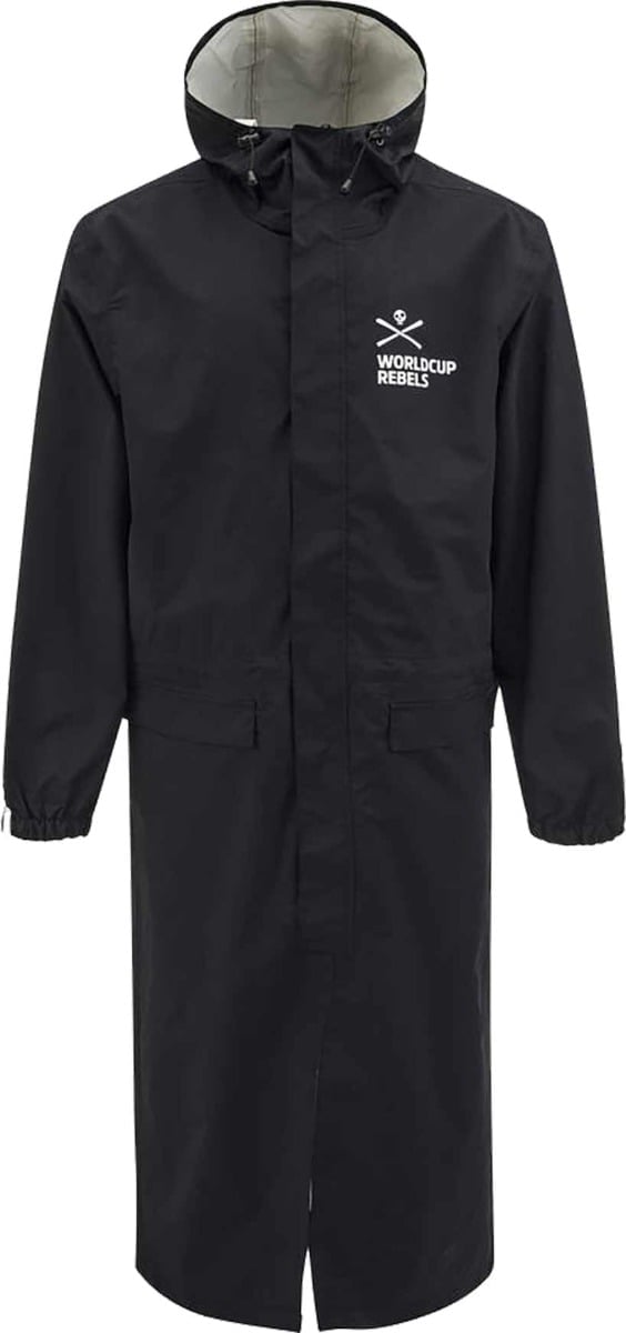 Race Rain Coat Junior Black + Head