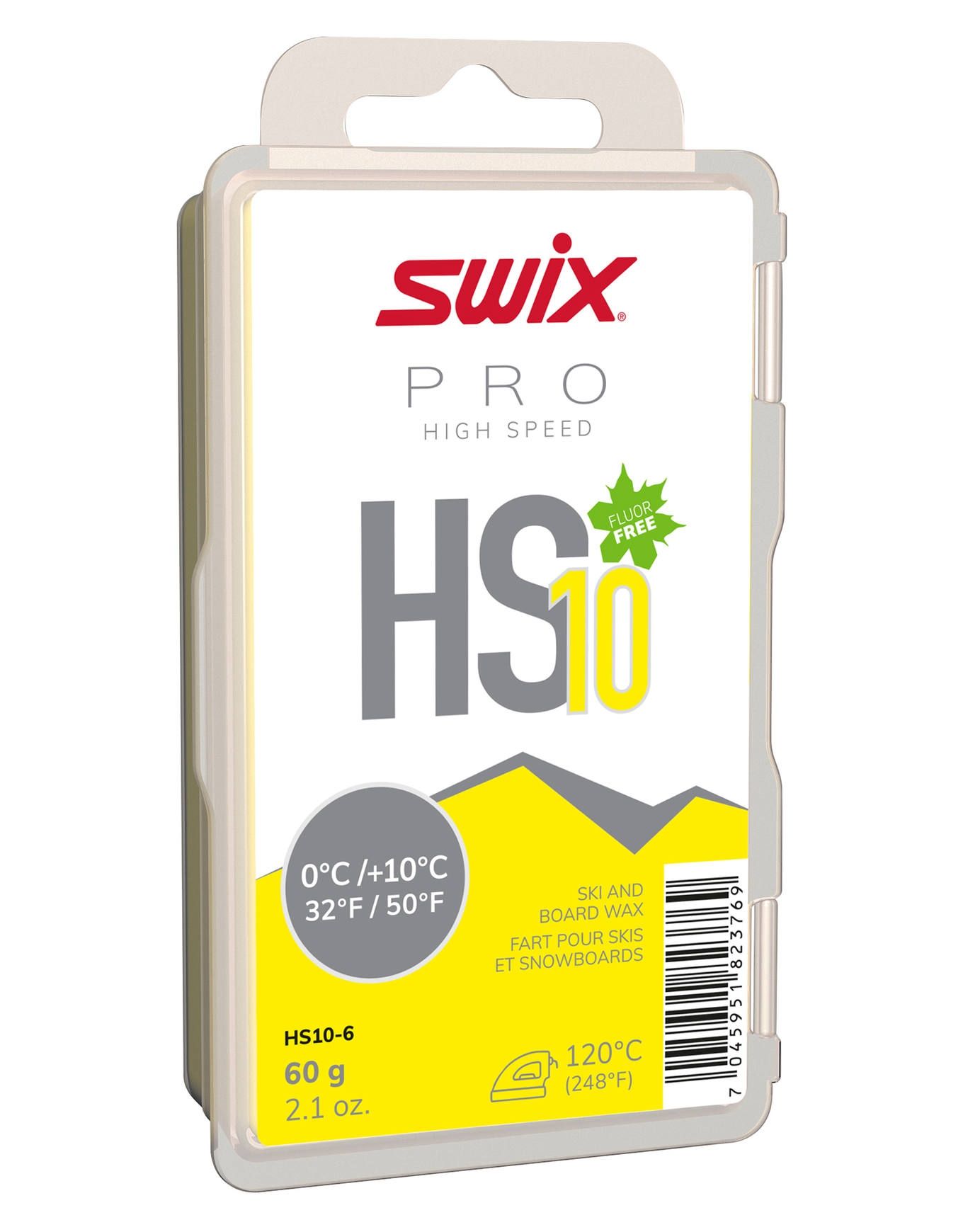 HS10 Yellow, 0°C/+10°C, 60g + Swix