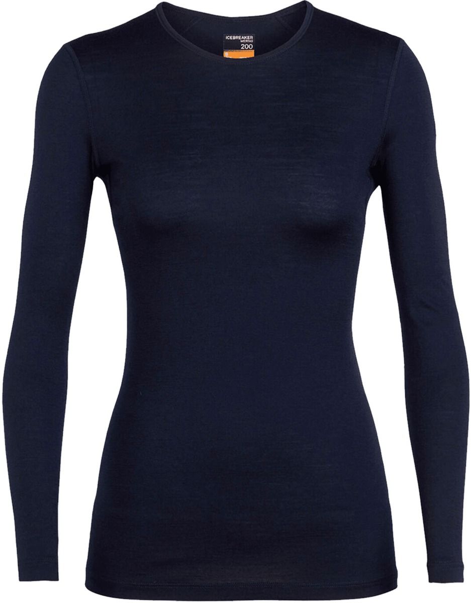 W Merino 200 Oasis LS Crewe Midnight Navy + Icebreaker