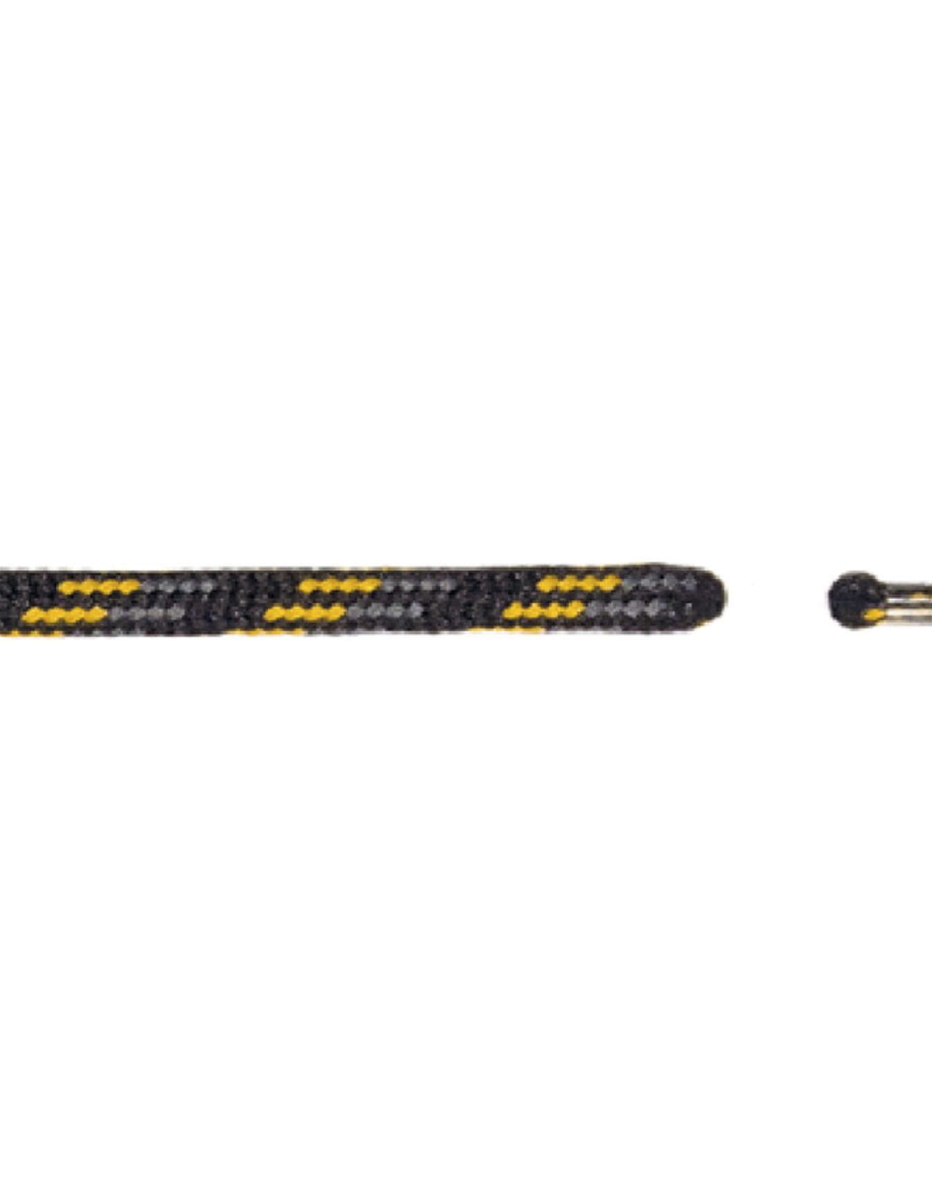 Lacets Ronds Noir Jaune + Barth