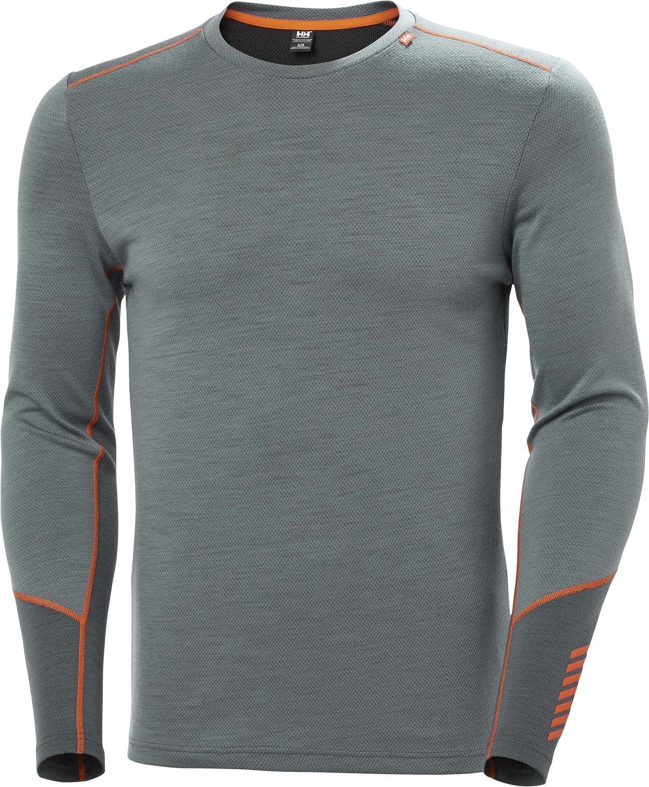 Ondershirt Helly Hansen Men Lifa Merino Midweight Crew Blue Fog