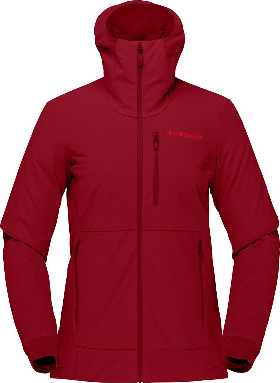 Lofoten Hiloflex200 Hood W'S Rhubarb + Norrona