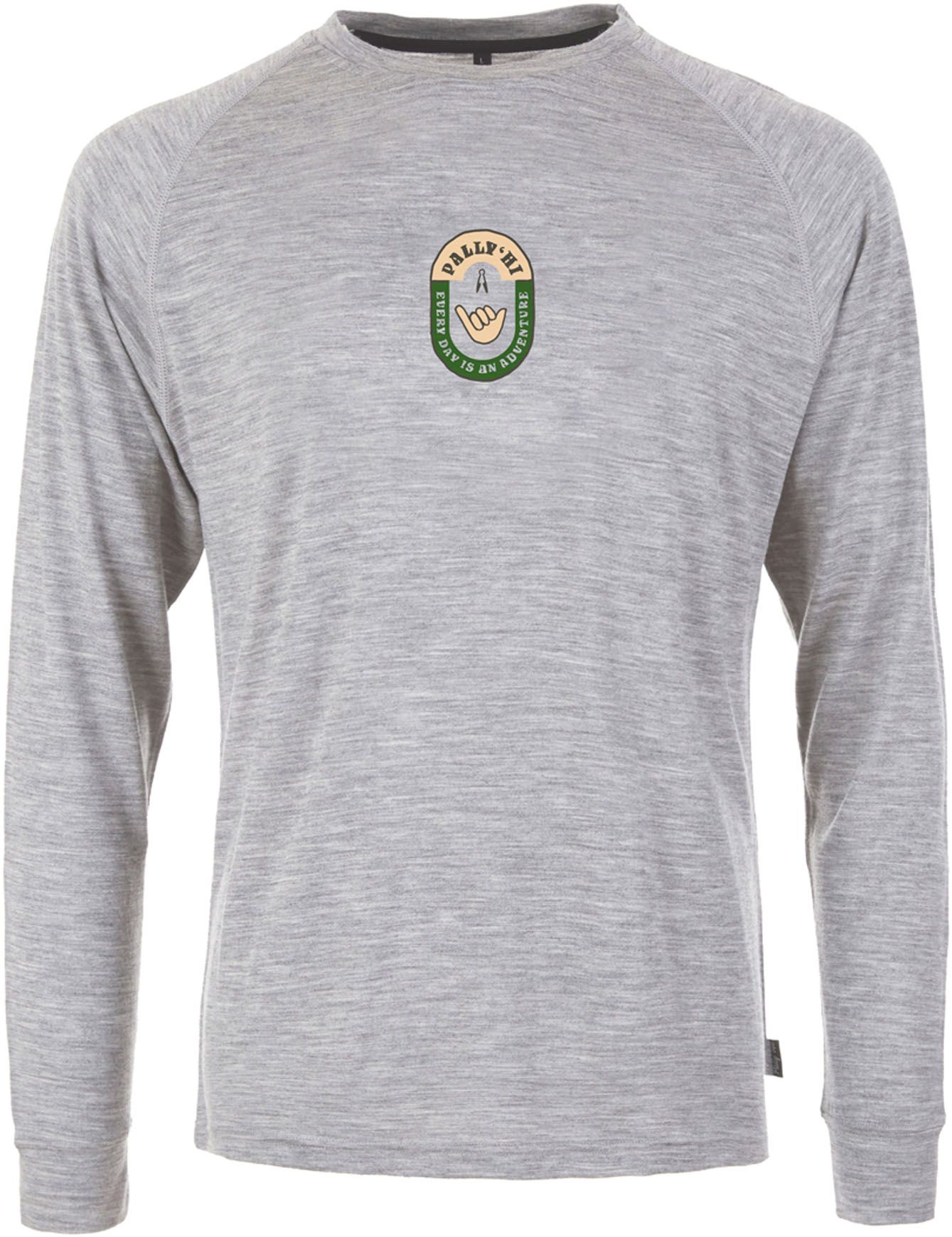 Longsleeve Booya Shaka Heather Grey + Pally Hi