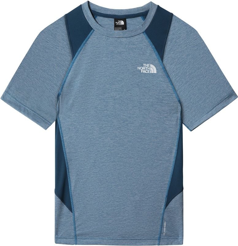 M AO Glacier Tee Banff Blue White/Monterey Blue + The North Face