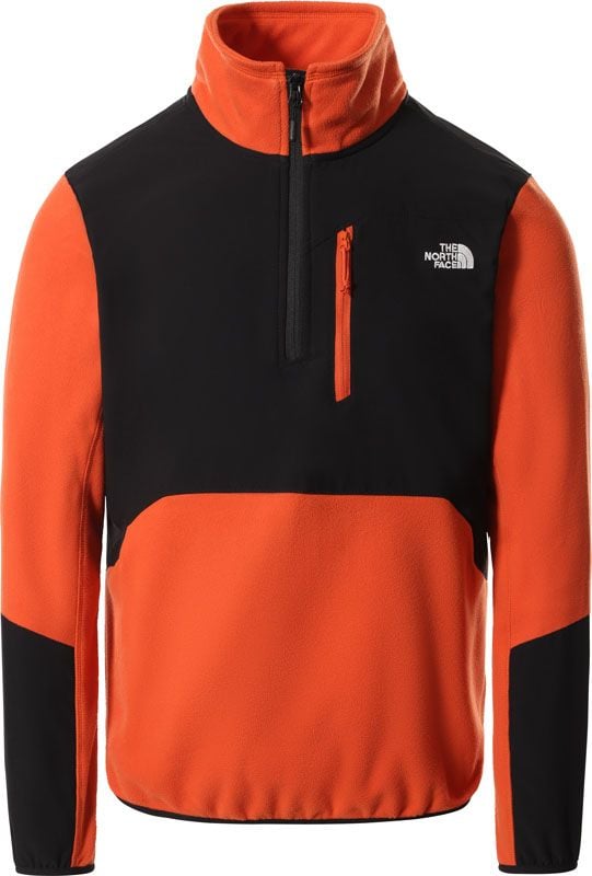M Glacier Pro 1/4 Zip - Eu Burnt Ochre/Tnf Black + The North Face