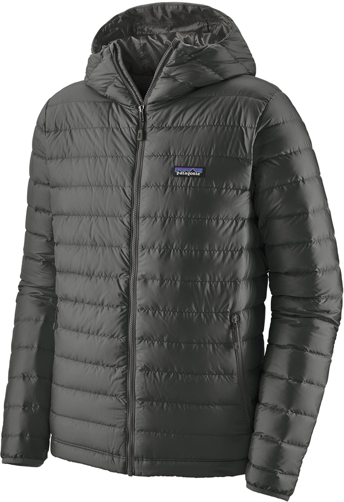M's Down Sweater Hoody Forge Grey + Patagonia