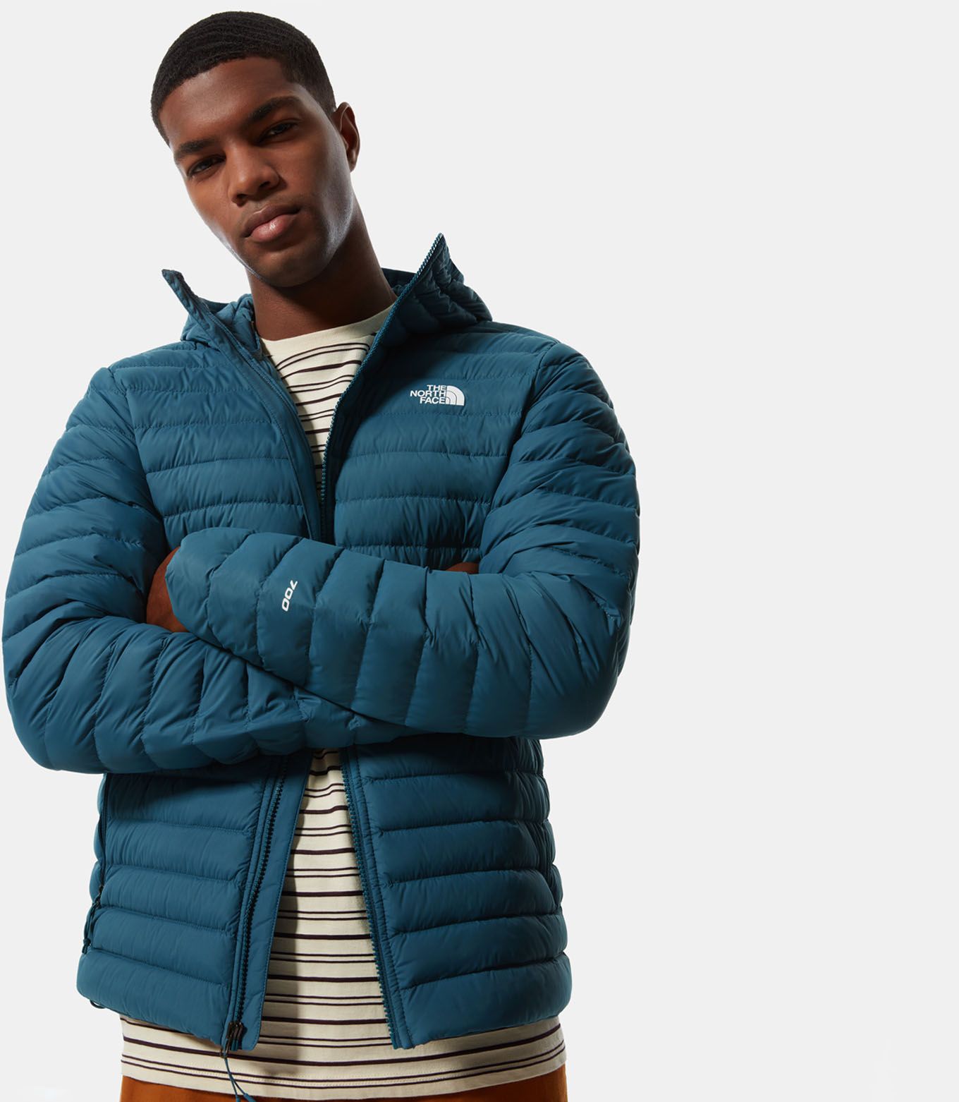 the north face stretch down hoodie jacket
