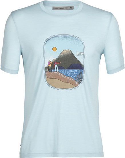 M Tech Lite II SS Tee Herd Path Haze + Icebreaker