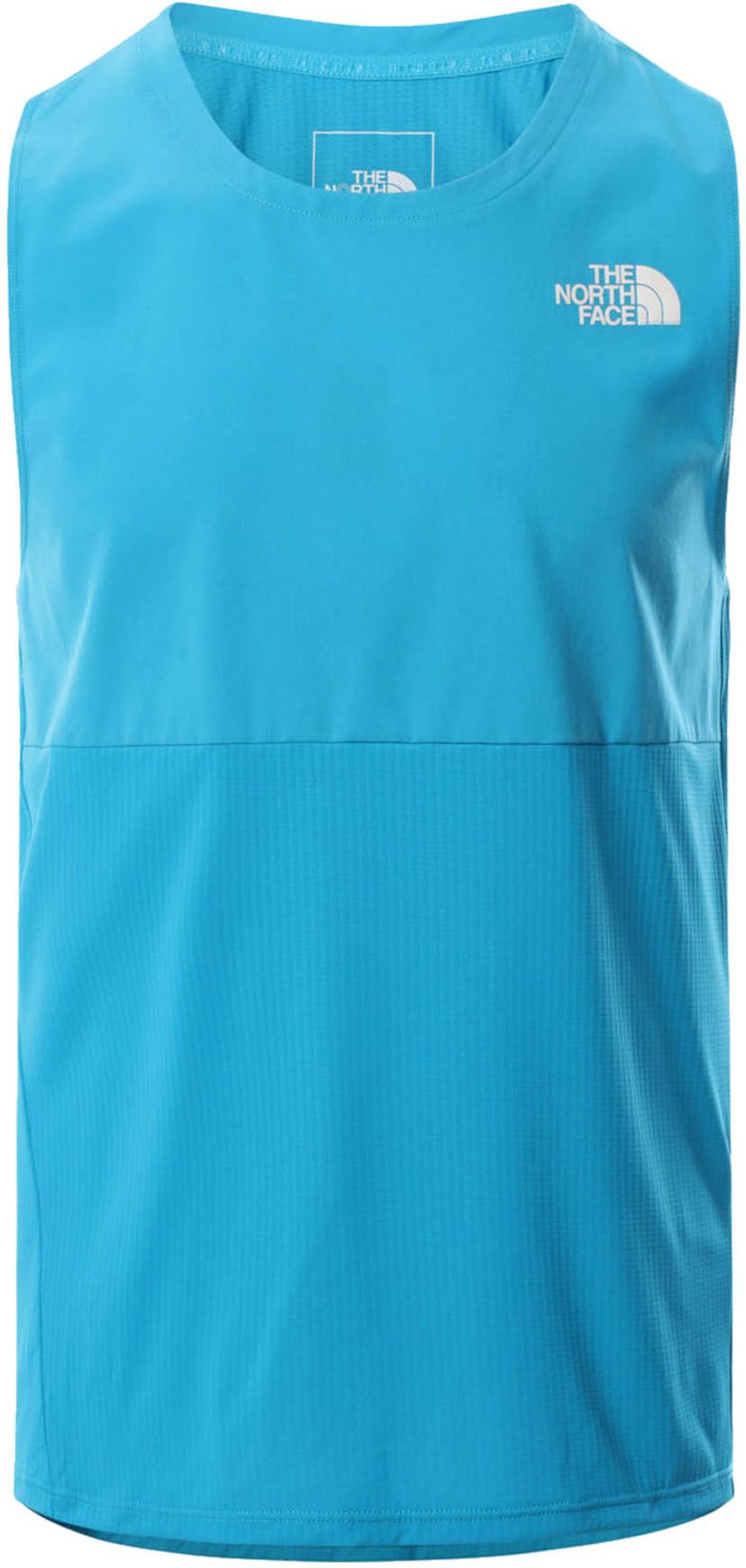 M True Run Tank Meridian Blue + The North Face