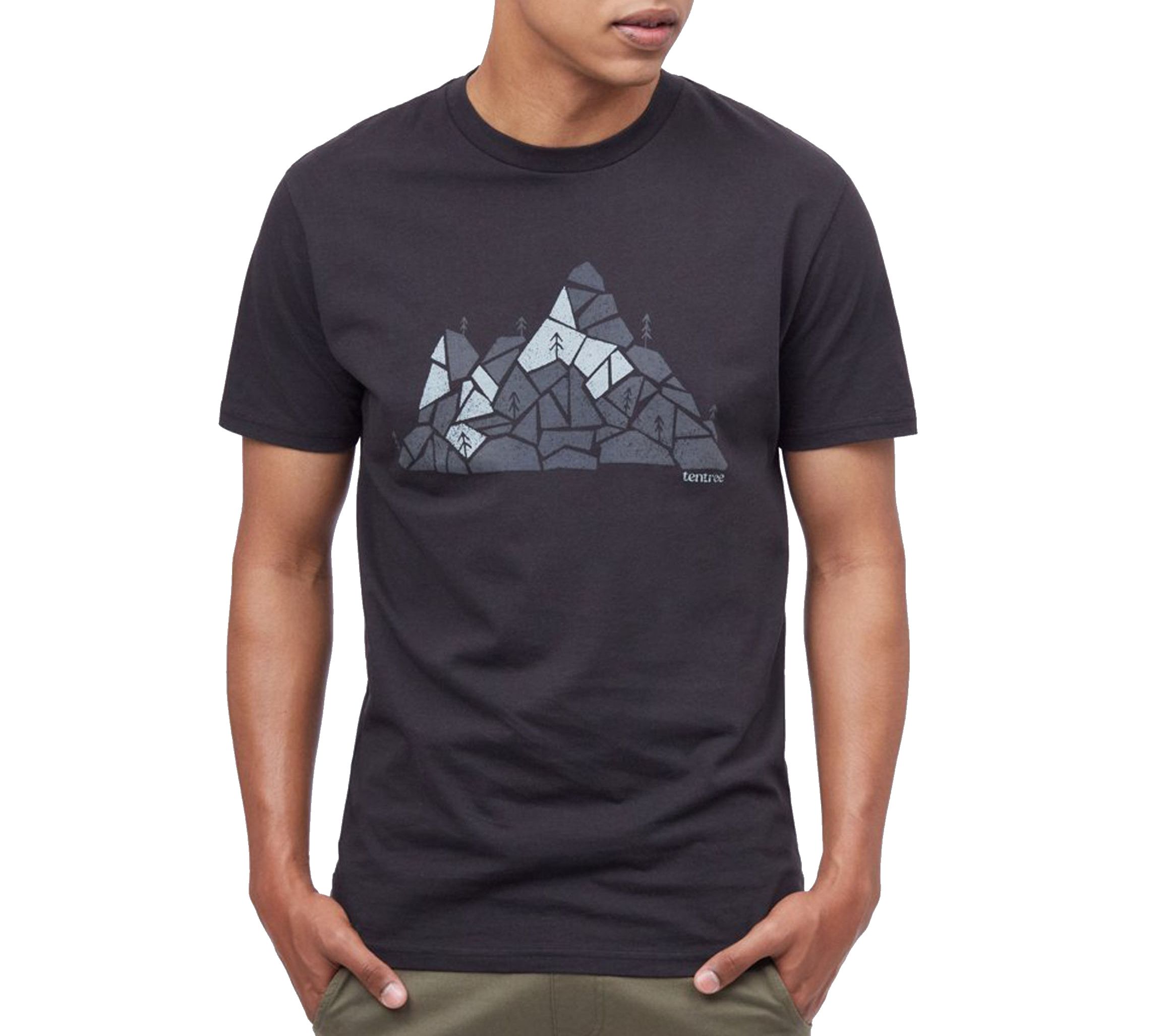 M Bouldering T-Shirt Meteorite Black + Ten Tree