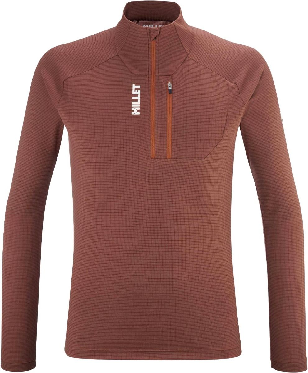 Kamet TS Zip LS M Cinnamon + Millet