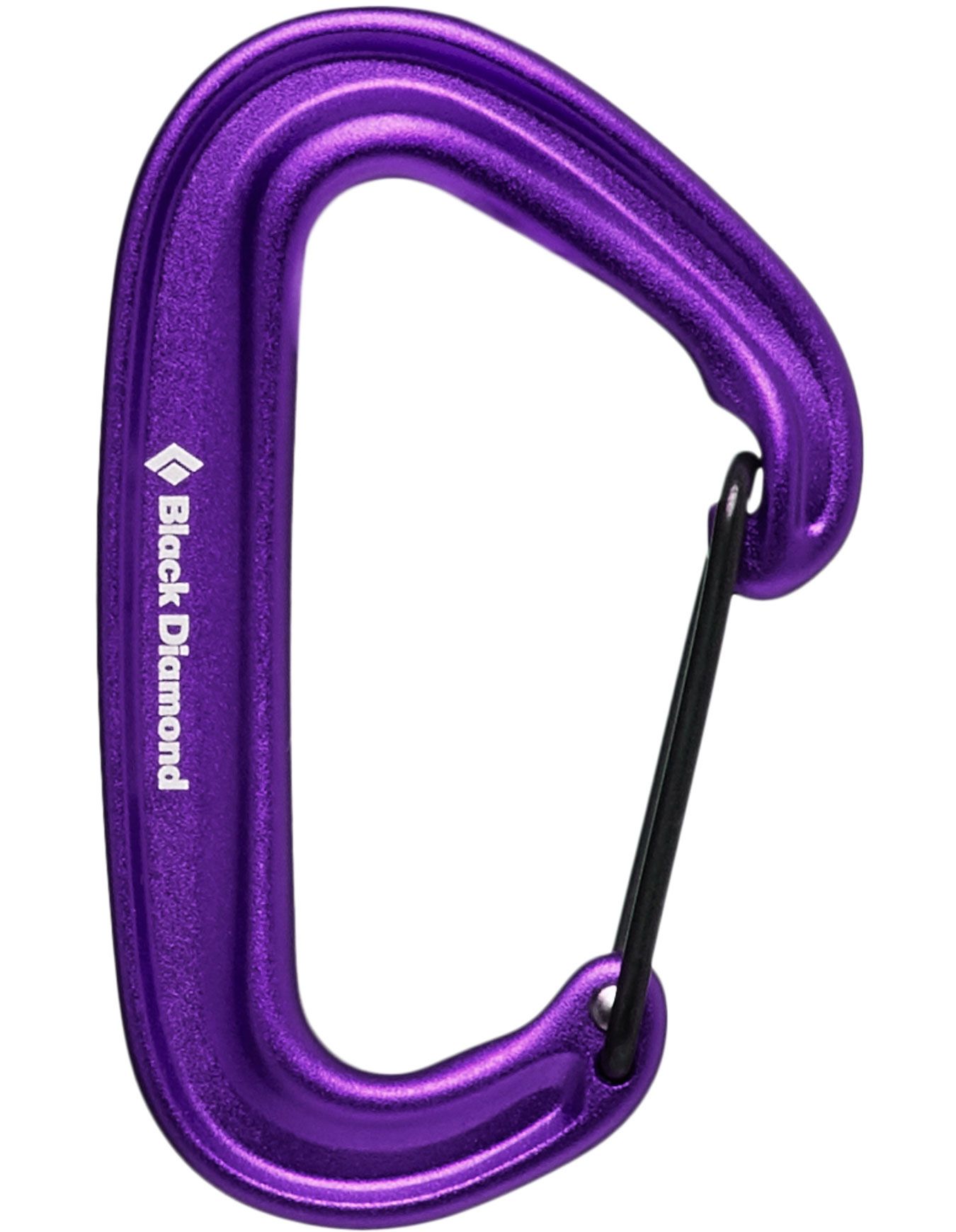 Miniwire carabiner purple + Black Diamond