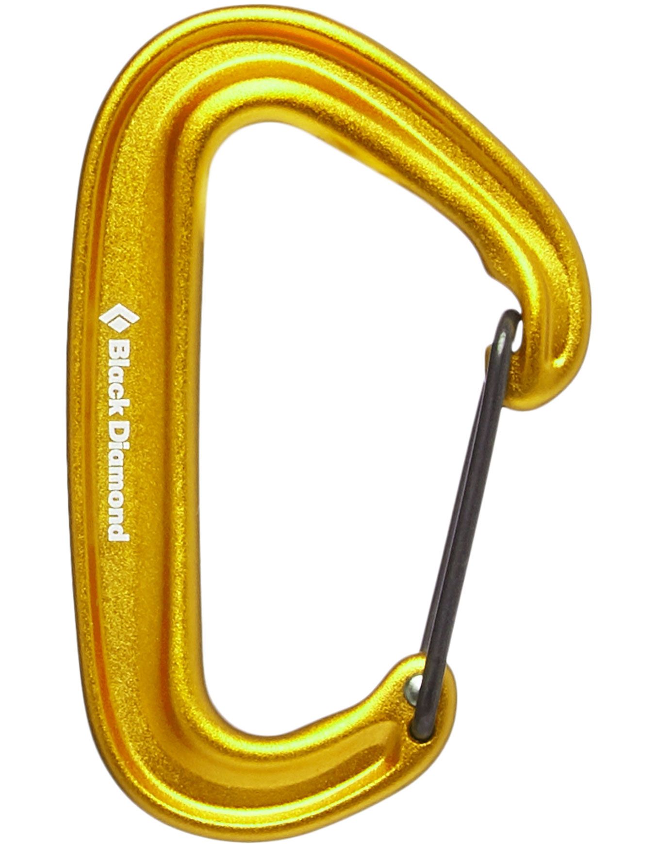 Miniwire carabiner yellow + Black Diamond