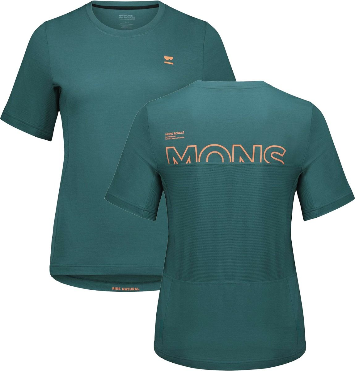 W Tarn Merino T-Shirt Abyss + Mons Royale