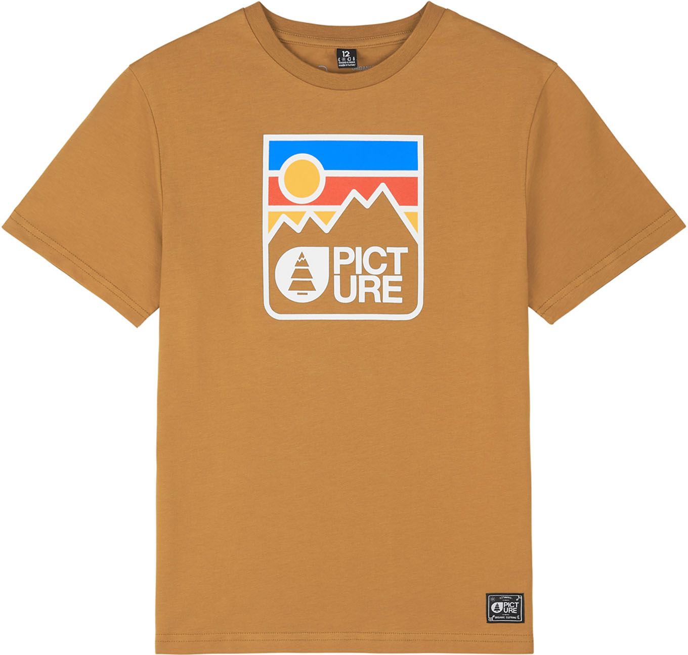 Nausta Kid Tee Pumpkin sky + Picture Organic Clothing
