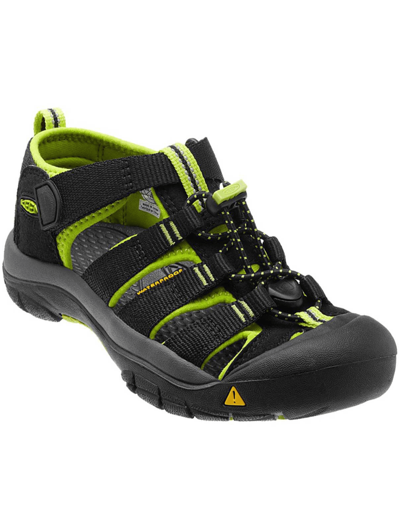 Newport H2 Black/Lime Green + Keen