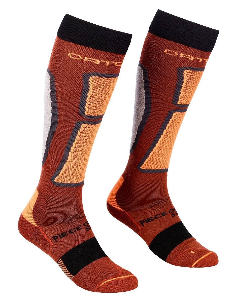 Ski Rock'N'Wool Long Socks M Clay Orange + Ortovox