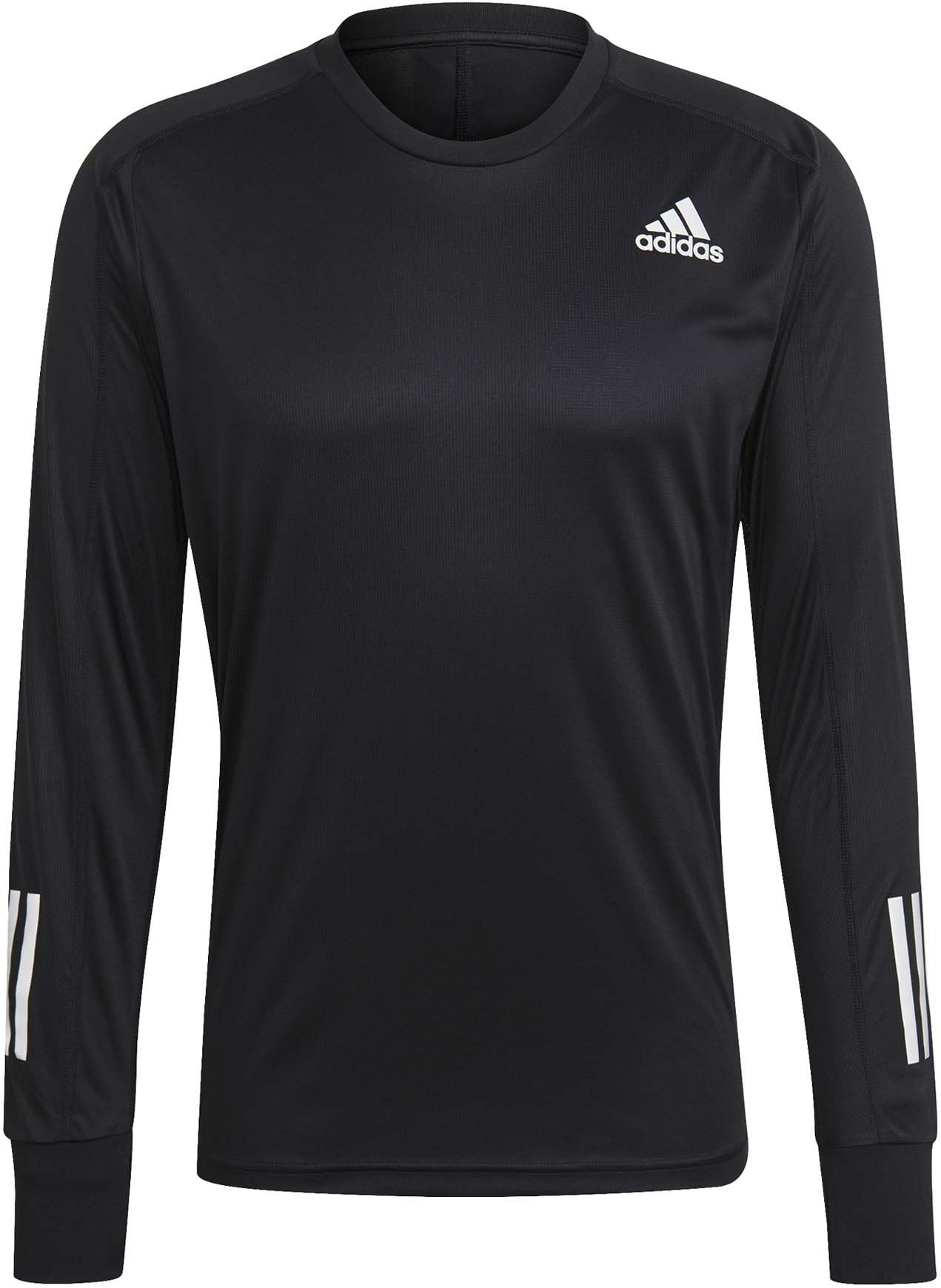 Own The Run LS M Black/Black + adidas