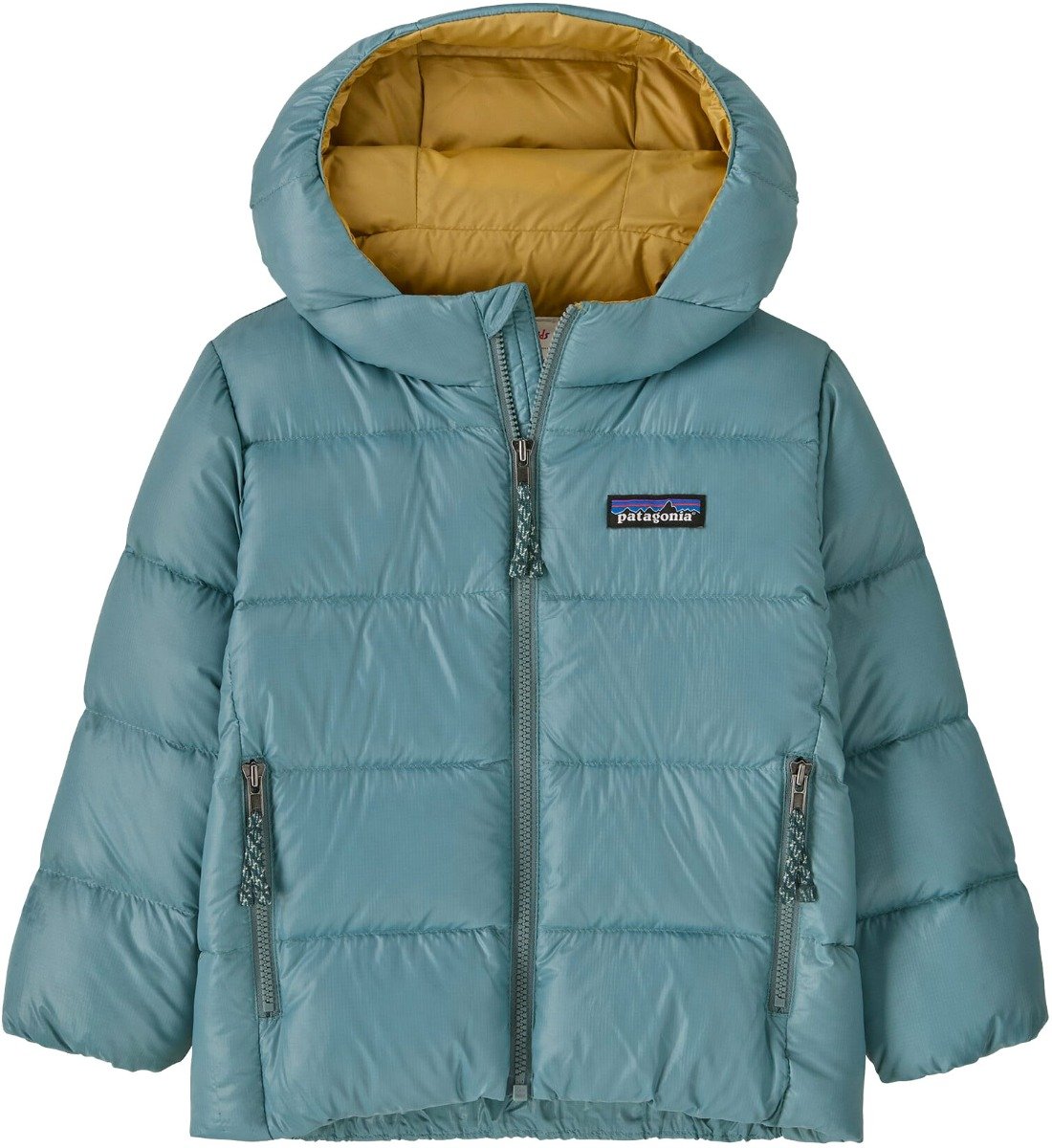 Baby Hi-Loft Down Sweater Hoody Blue Sage + Patagonia