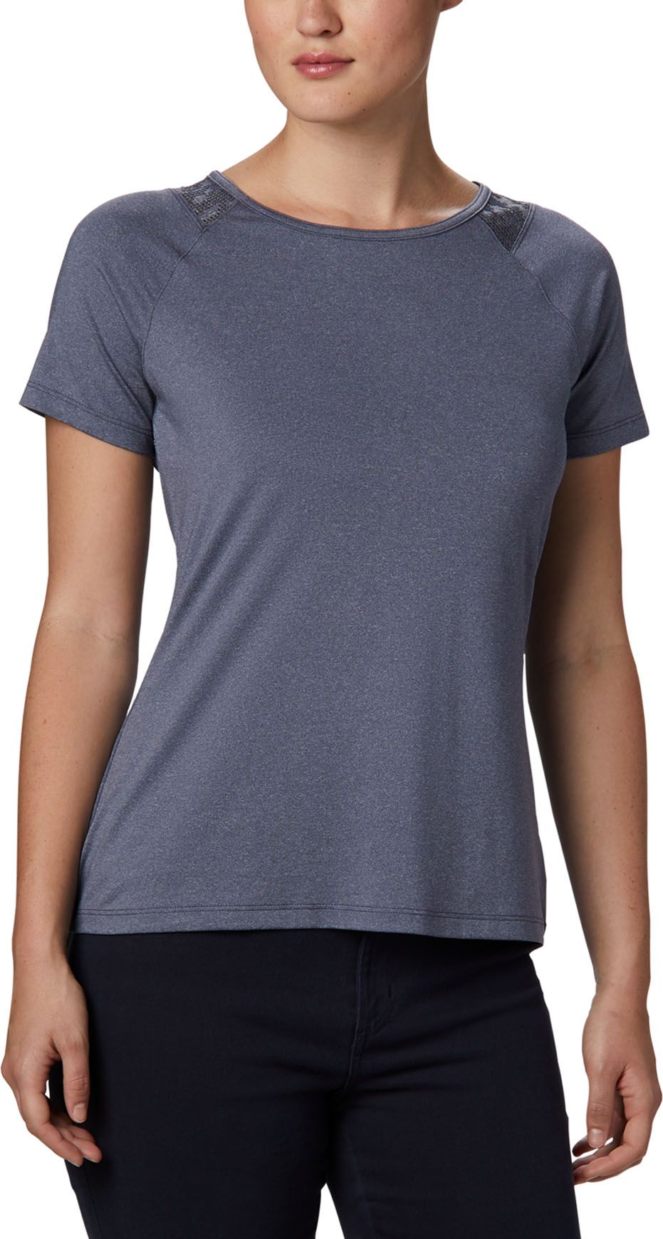 Peak To Point II SS Tee W Nocturnal Heather + Columbia