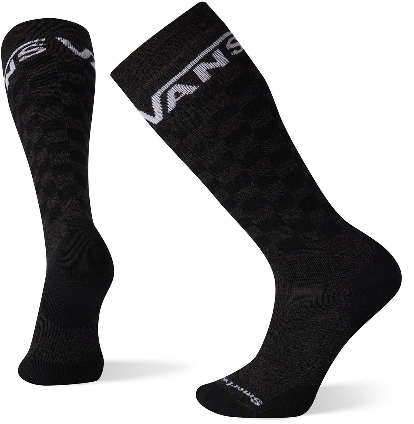 Performance Snow Full Cushion VANS Classic Checker OTC Charcoal + Smartwool