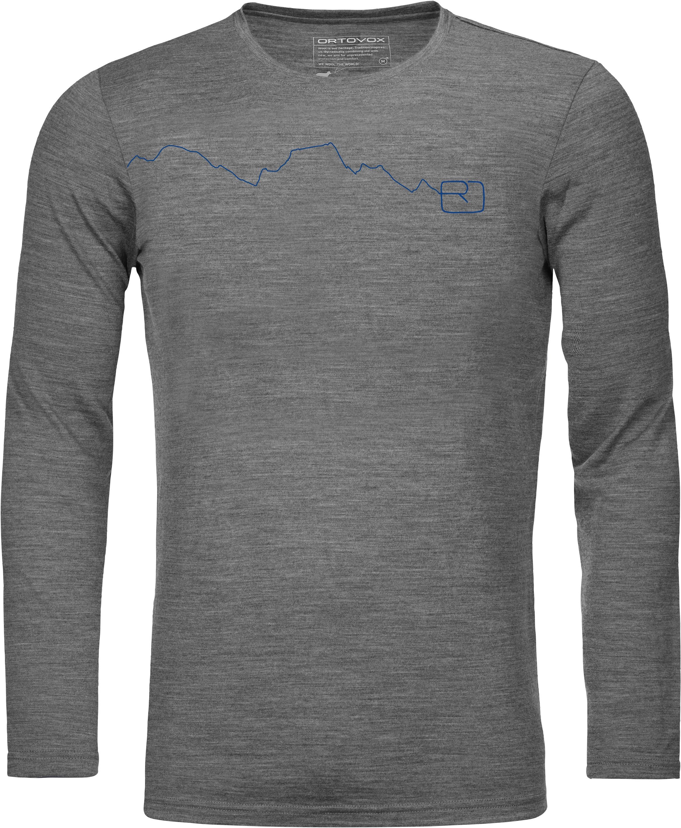 Protact 185 Merino Ls M Grey Blend + Ortovox