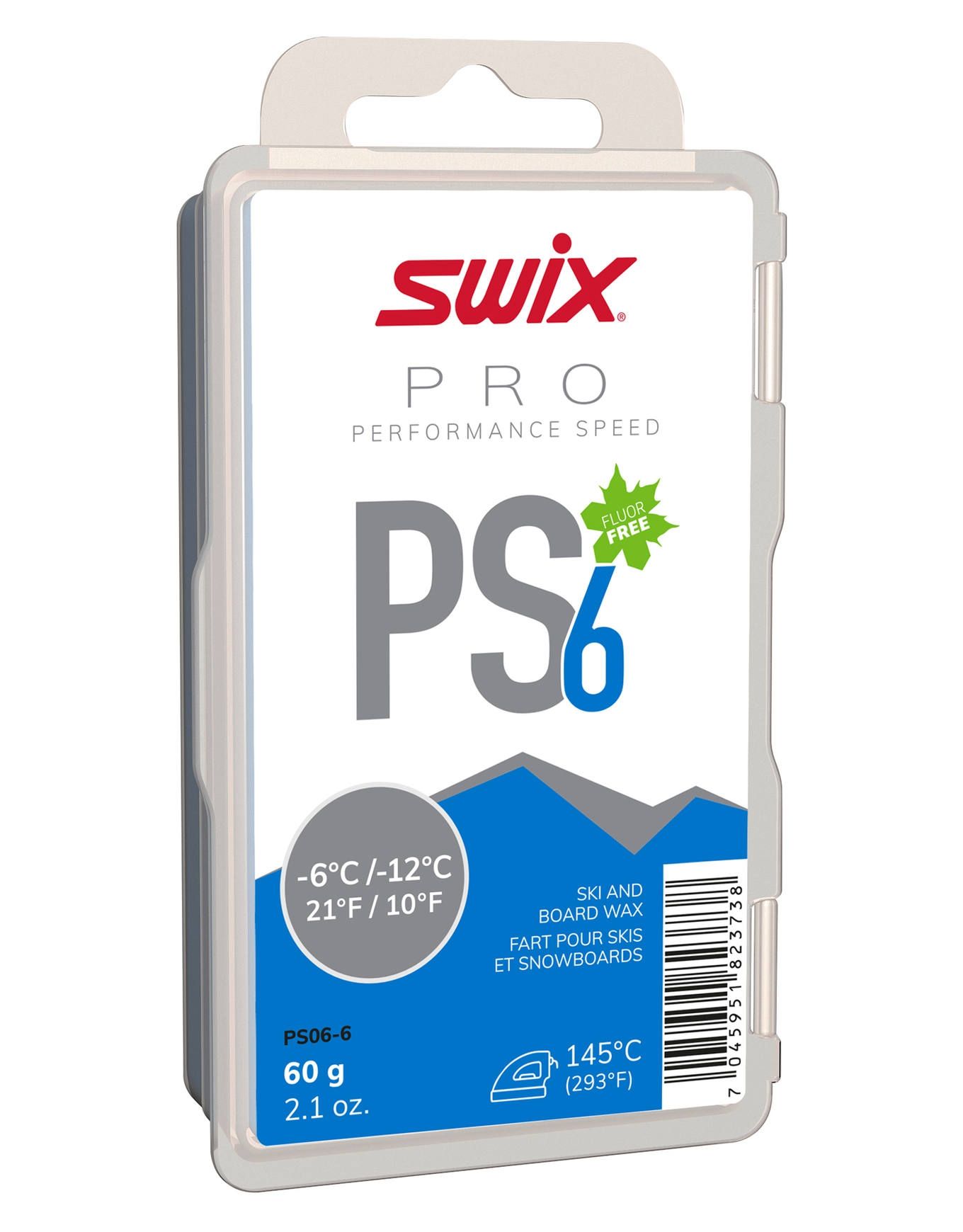PS6 Blue 60g -6°C/-12°C + Swix