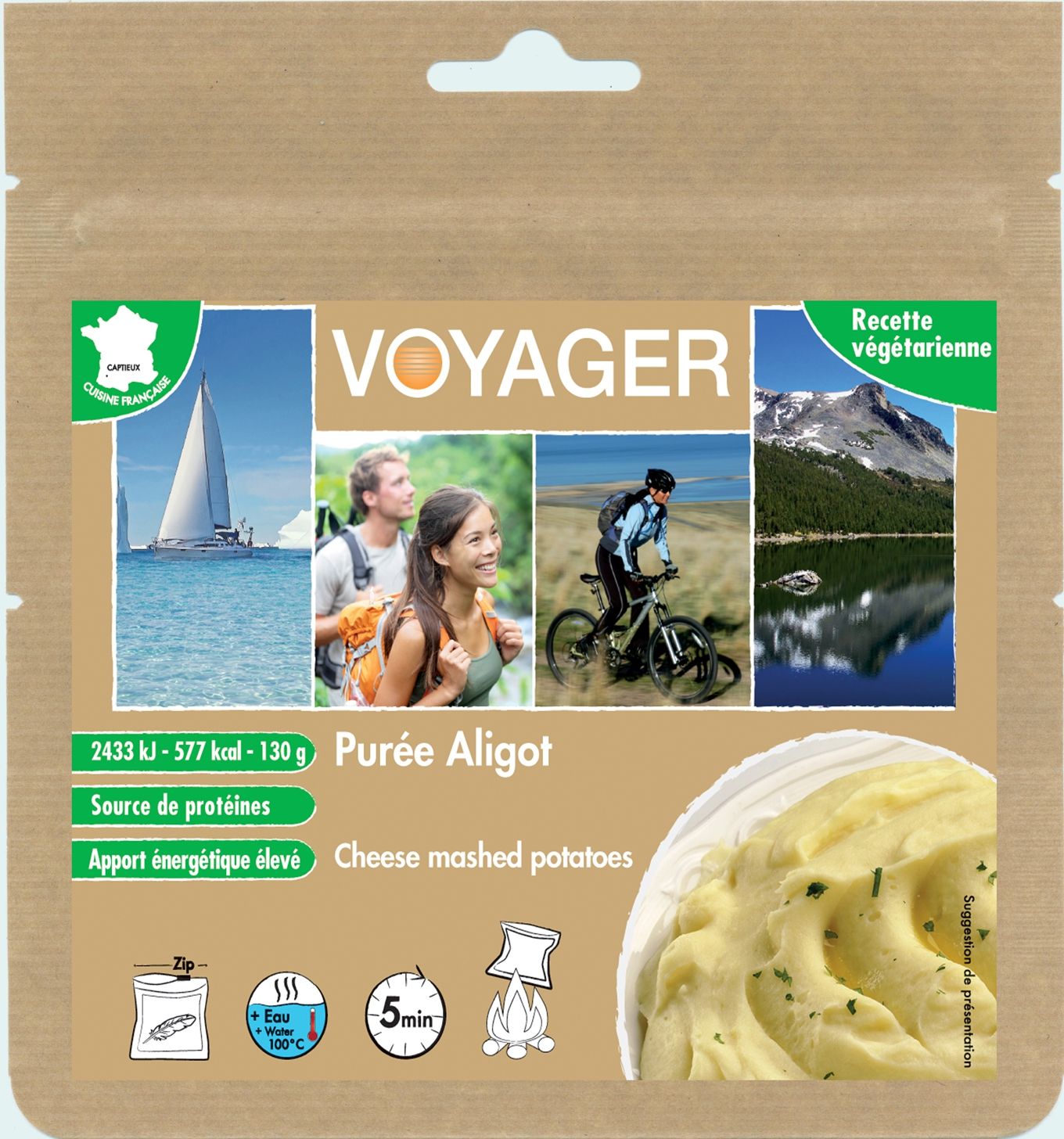 Püree Aligot 130g + Voyager