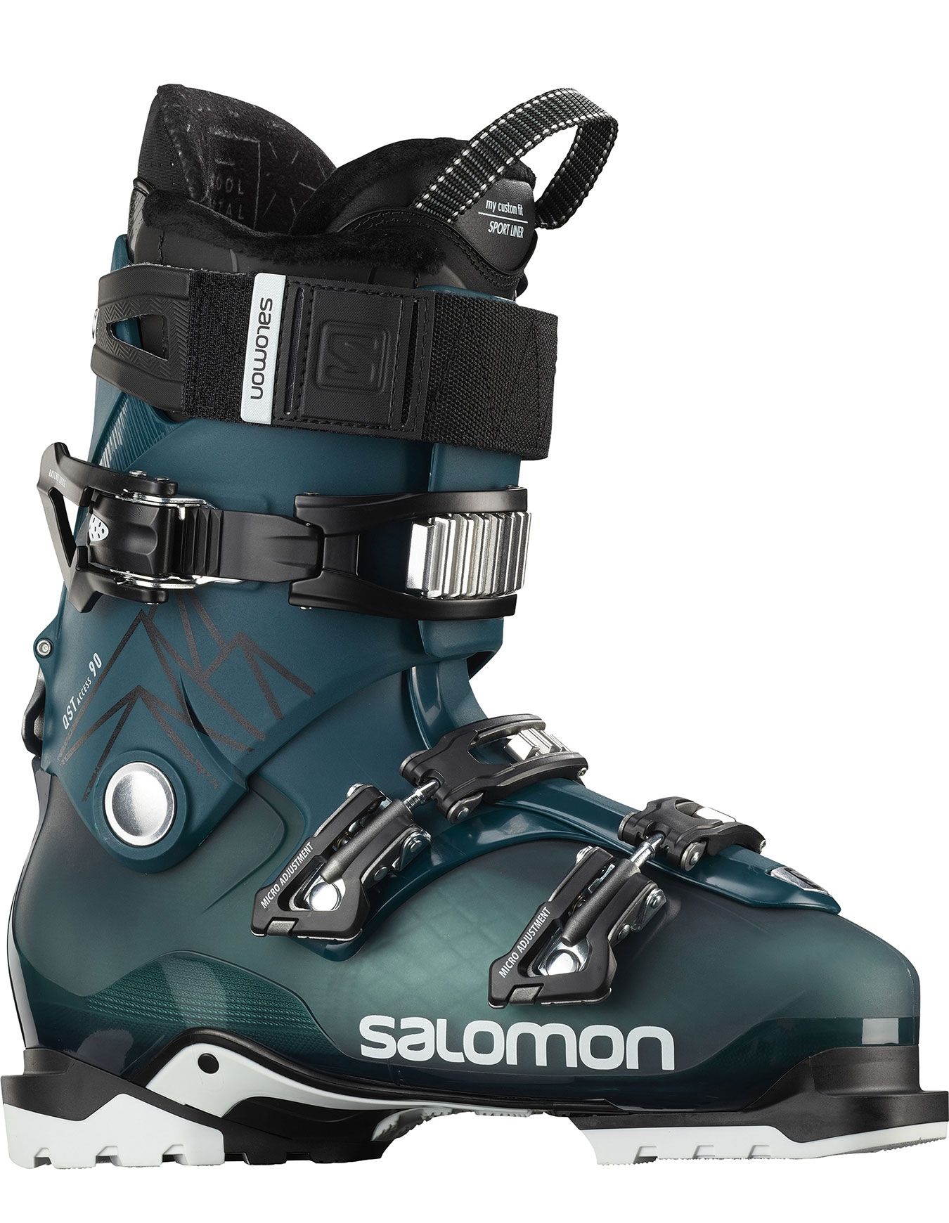 Salomon Qst Access 90 Blue/Black/Wh Men's ski boots : Snowleader