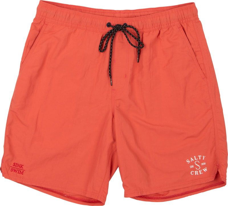 Quiver Elastic Boardshort Neo Coral + Salty Crew