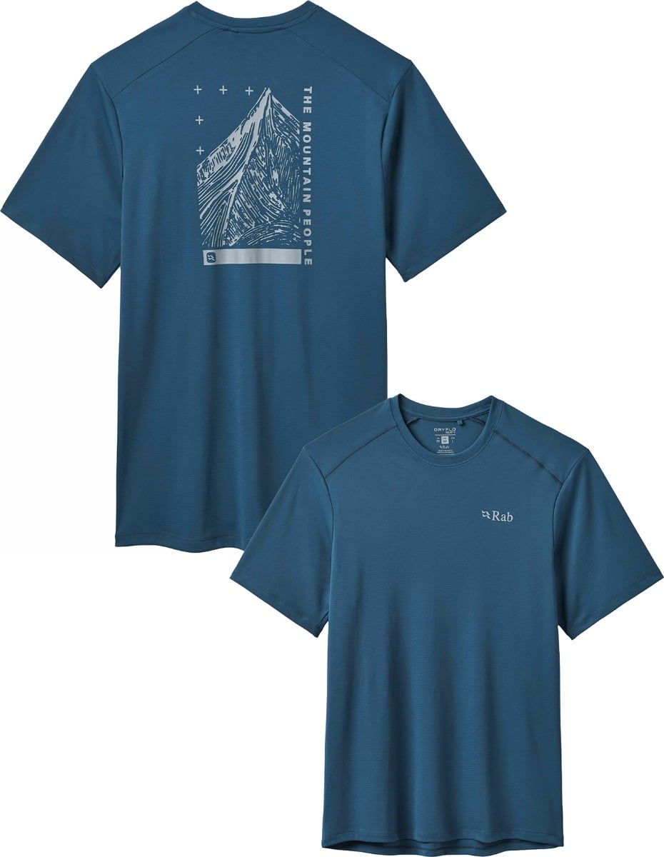 Force Esker Tee Tempest Blue + Rab